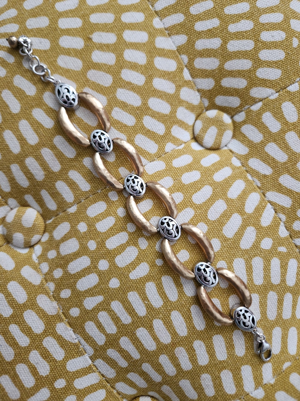Brighton Sensation Two Tone Link Bracelet Gold & Silver-Tone
